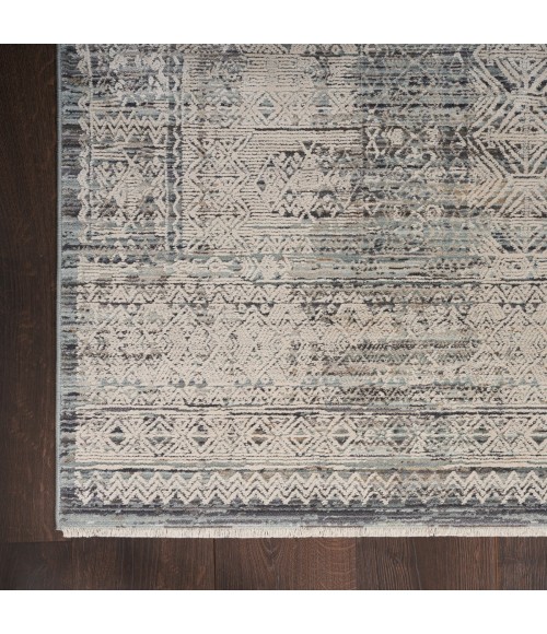 Nourison Nyle Ivory Blue NYE06 2 ft. 6 in. X 4 ft. 6 in. Rect. Rug