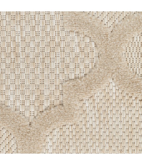 Nourison Home Easy Care Cream NES01 2 ft. X 6 ft. Rectangle Rug