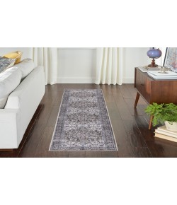 Nourison Home New Concept Washable Olive Ivory SR104 2 ft. 2 in. X 12 ft. Rectangle Rug