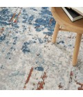 Nourison Concerto Beige Blue Rust CNC01 5 ft. 3 in. X 7 ft. 3 in. Rect. Rug