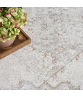Nourison Astra Machine Washable Grey ASW11 4 ft. X 6 ft. Rect. Rug