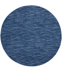 Nourison Essentials - Nre01 Navy Blue Area Rug 10 ft. X Round