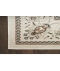 Nourison Serenity Home Ivory Mocha Rug SRH02 9 ft. X 12 ft. Rectangle - Rugs Town Nourison Serenity Home Ivory Mocha SRH02 9 ft. X 12 ft. Rectangle Rug