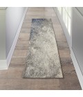 Nourison Passion Area Rug PSN10 Charcoal/Ivory 2'2" x 10'