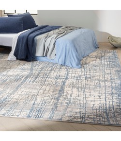 Calvin Klein Ck950 Rush - Ck950 Ivory Blue Area Rug 7 ft. X 10 ft. Rectangle