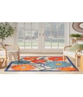 Nourison Aloha Multicolor Rug ALH33 5 ft. Square - Rugs Town Nourison Aloha Multicolor ALH33 5 ft. Square Rug