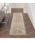 Nourison Petra Blue PTR01 2 ft. 3 in. X 10 ft. 2 in. Rect. Rug