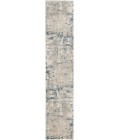 Nourison Concerto Ivory Grey Blue CNC01 2 ft. 2 in. X 10 ft. Rect. Rug