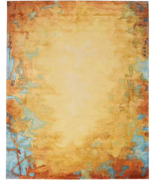 Nourison Prismatic Gold Multicolor PRS29 6 ft. X 8 ft. Rect. Rug