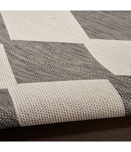 Nourison Positano Charcoal POS04 4 ft. X 6 ft. Rect. Rug