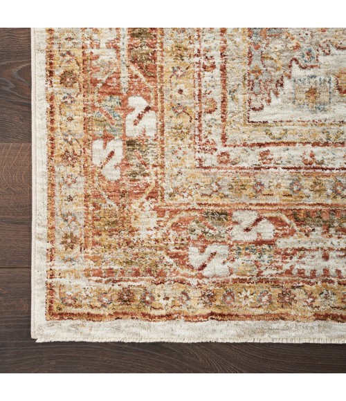 Nourison Petra Ivory Multicolor PTR01 2 ft. 3 in. X 10 ft. 2 in. Rect. Rug