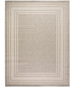 Nourison Horizon Indoor/Outdoor Grey HOZ03 8 ft. X 10 ft. Rect. Rug