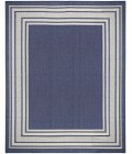 Nourison Horizon Indoor/Outdoor Navy HOZ03 9 ft. X 12 ft. Rect. Rug