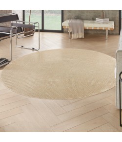 Nourison Tulum Cream TLM03 8 ft. X Round Rug