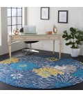 Nourison Passion Round Area Rug PSN17-Blue