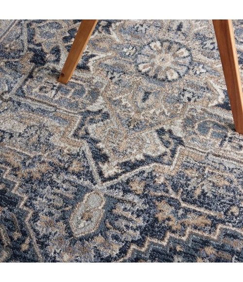 Nourison MOROCCAN CELEBRATION Area Rug kathy ireland Home Moroccan Celebration Area Rug KI381-Navy