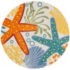 Nourison Aloha - Alh24 Multicolor Area Rug 5 ft. 3 X Round