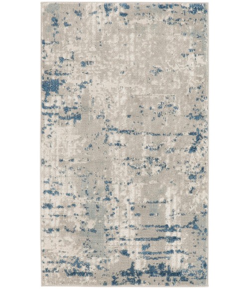 Nourison Concerto Ivory Grey Blue CNC01 3 ft. X 5 ft. Rect. Rug