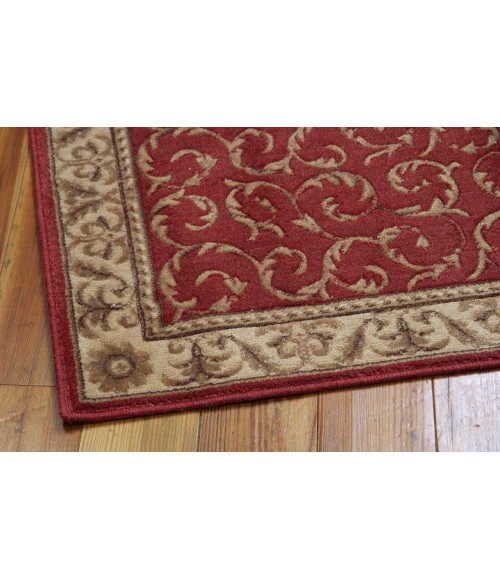 Nourison Somerset Round Area Rug ST02-Red