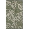 Nourison Garden Oasis Green Ivory GOA01 2 ft. X 4 ft. Rect. Rug