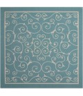 Nourison HOME & GARDEN Area Rug Nourison Home & Garden Square Area Rug RS019-Light Blue