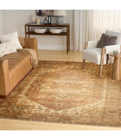 Nourison Vintage Washables Gold VWS14 7 ft. 10 in. X 9 ft. 10 in. Rect. Rug