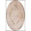 Nourison Astra Machine Washable Beige ASW13 5 ft. 3 in. Round Rug