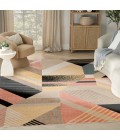 Nourison Home Washable Decor Multicolor WSD10 9 ft. X 12 ft. Rectangle Rug
