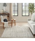 Nourison Cozy Modern Ivory Black CMD03 5 ft. 3 in. X 7 ft. Rect. Rug