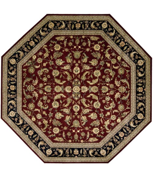 Nourison 2000 Octagon Area Rug 2002-Burgundy