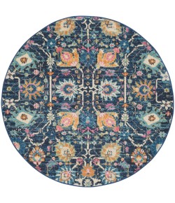 Nourison Passion - Psn01 Navy Area Rug 4 ft. X Round