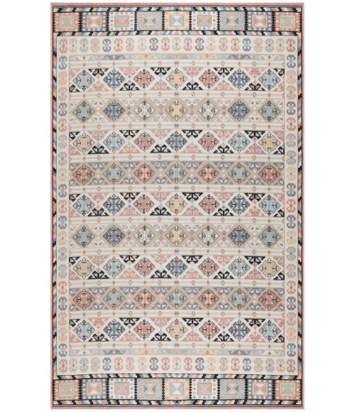 Nourison Washable Decor Ivory Multicolor Rug WSD05 7 ft. 10 in. X 10 ft. Rectangle - Rugs Town Nourison Washable Decor Ivory Multicolor WSD05 7 ft. 10 in. X 10 ft. Rectangle Rug