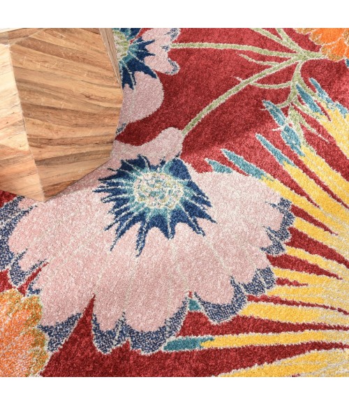 Nourison Allur Area Rug ALR06-Red Multicolor