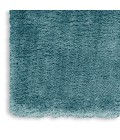 Nourison Luxurious Shag Aqua LXR05 5 ft. 3 in. X 7 ft. 3 in. Rect. Rug