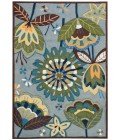 Nourison FANTASY Area Rug Nourison Fantasy Area Rug FA12-Aqua