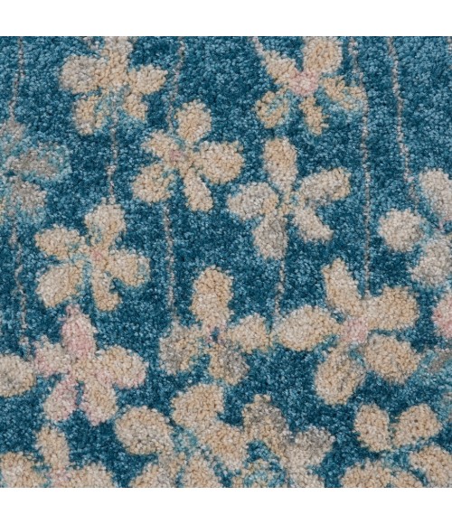 Nourison Tranquil Runner Area Rug TRA04-Turquoise