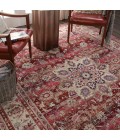 Nourison Vintage Kashan Area Rug VKA01-Red