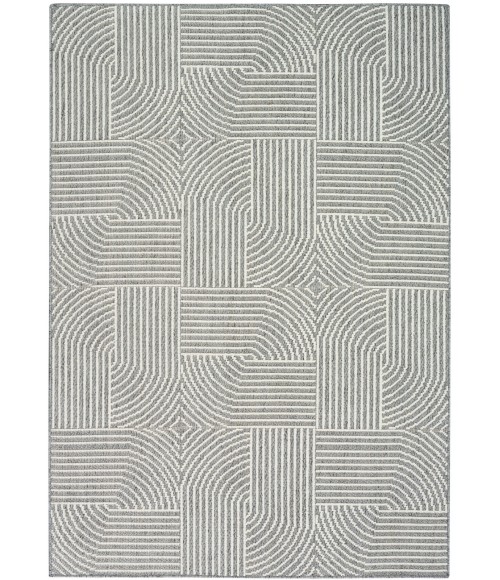 Nourison Natural Texture Charcoal Ivory NTX02 5 ft. X 7 ft. Rect. Rug