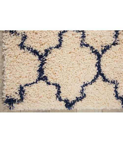 Nourison Amore Runner Area Rug AMOR2-Ivory/Blue