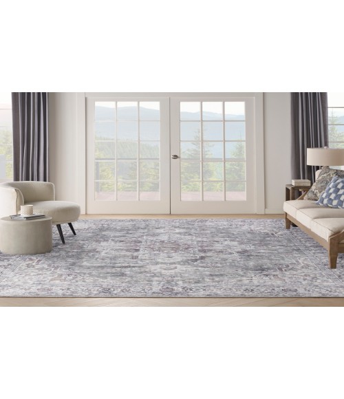 Nicole Curtis Machine Washable Series 1 Ivory Grey Rug SR101 9 ft. 2 in. X 12 ft. Rectangle - Rugs Town Nicole Curtis Machine Washable Series 1 Ivory Grey SR101 9 ft. 2 in. X 12 ft. Rectangle Rug