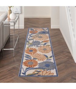 Nourison Aloha Beige Multicolor ALH33 2 ft. X 6 ft. Rect. Rug