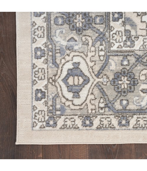 Nourison Concerto Ivory Blue CNC05 3 ft. 9 in. X 5 ft. 9 in. Rect. Rug