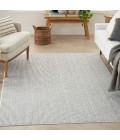 Nourison Natural Texture Ivory Grey NTX01 8 ft. X 10 ft. Rect. Rug