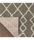 Nourison Geometric Shag Silver GOS01 2 ft. 2 in. X 7 ft. 6 in. Rect. Rug