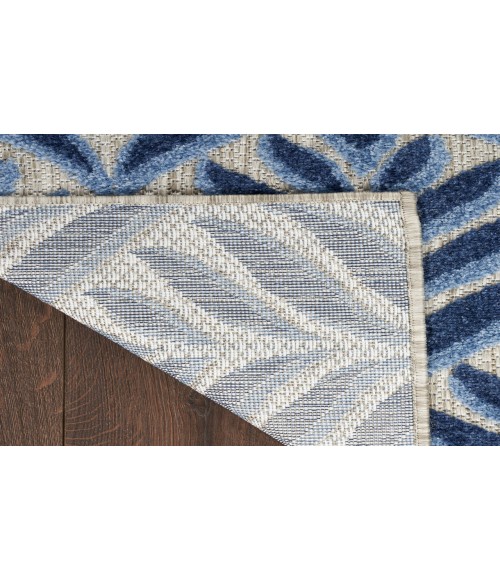 Nourison Aloha Blue ALH35 2 ft. 8 in. X 4 ft. Rectangle Rug