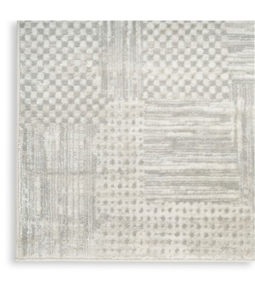 Nourison Glam Silver Grey GLM09 5 ft. 3 in. X 7 ft. 3 in. Rect. Rug