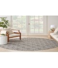Nourison Aloha Charcoal ALH35 7’10” Round Rug