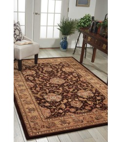 Nourison 2000 - 2206 Brown Area Rug 5 ft. 6 X 8 ft. 6 Rectangle