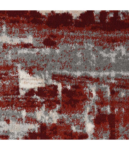 Nourison MAXELL Area Rug Nourison Maxell Runner Area Rug MAE14-Ivory/Red