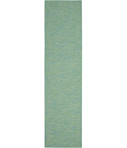Nourison Positano Blue Green POS01 2 ft. X 6 ft. Rect. Rug
